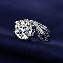 Non-tarnish Diamond Impression Luxury ring with box