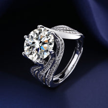 Non-tarnish Diamond Impression Luxury ring with box