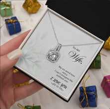 Square diamond theme luxury pendant with box