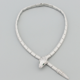 Branded Diamond cut Luxury necklace box packed