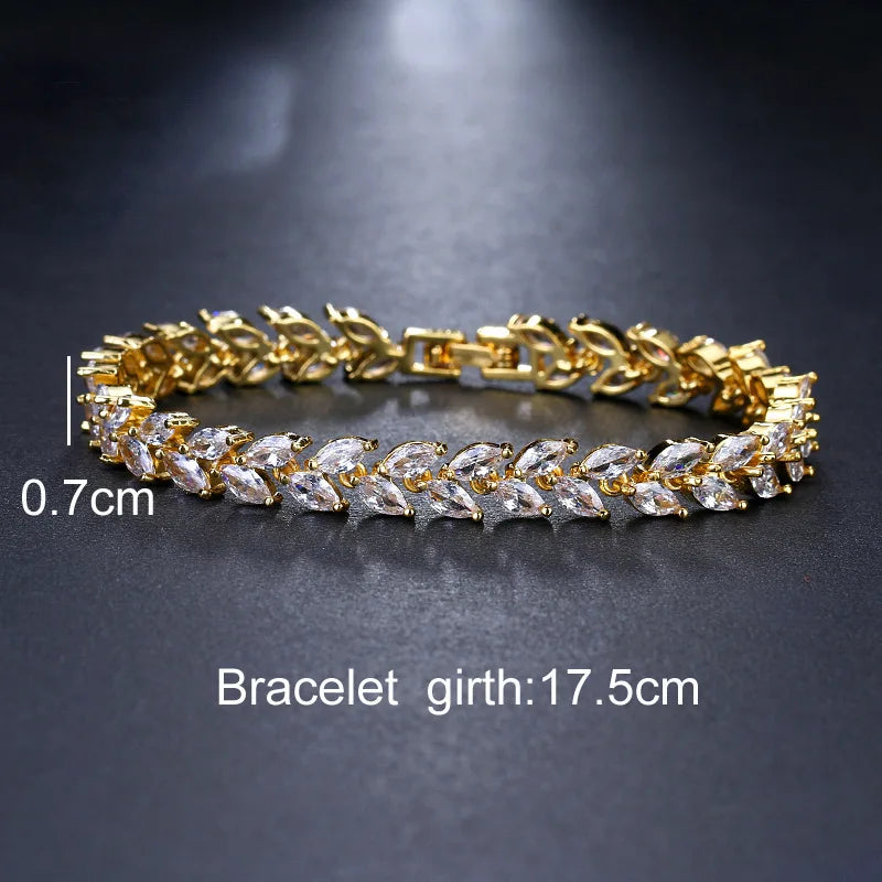 Exclusive quality luxury wear gold plated set