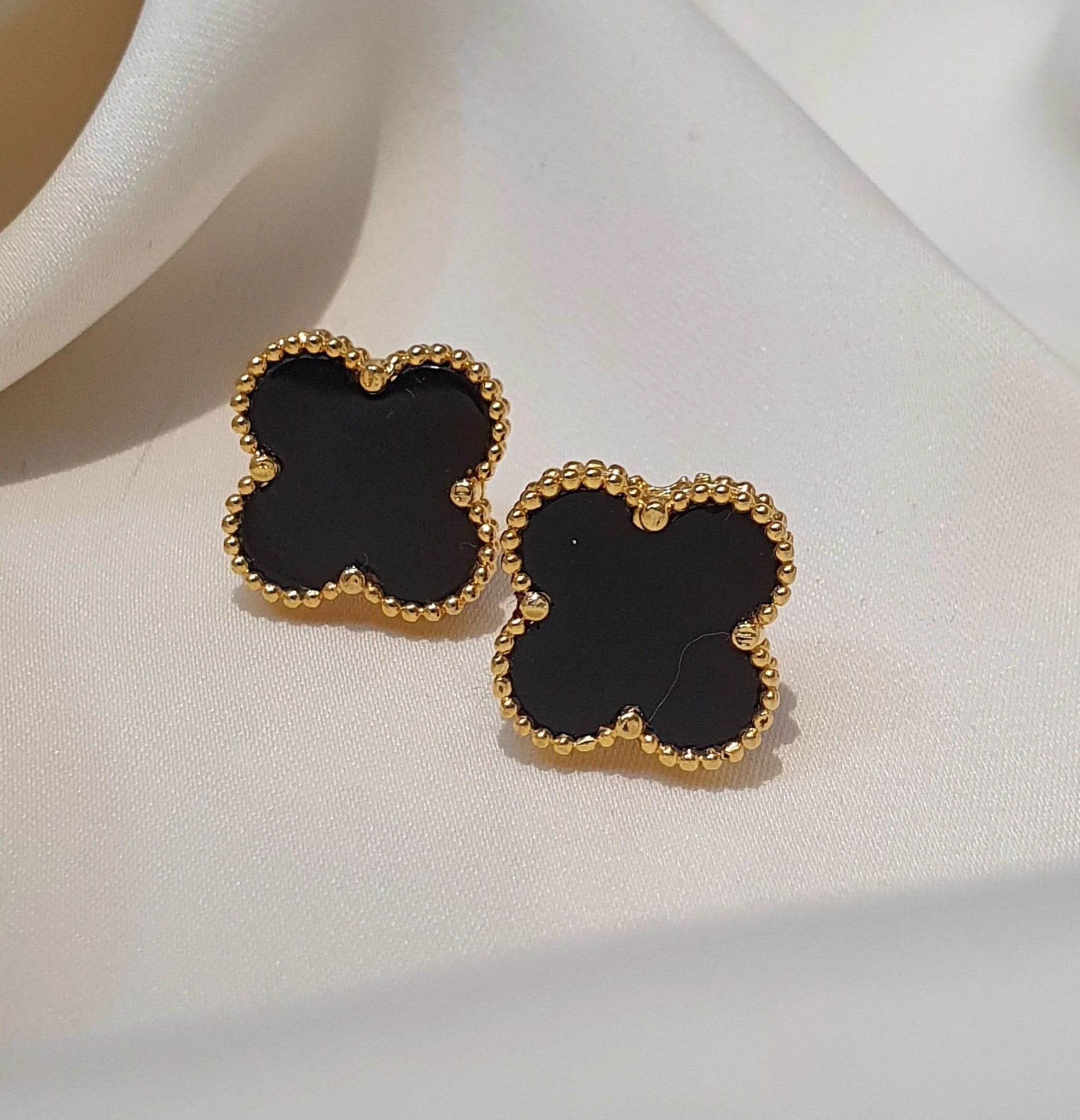 Original 925 sterling silver (chaandi) earrings zircon studded luxury!