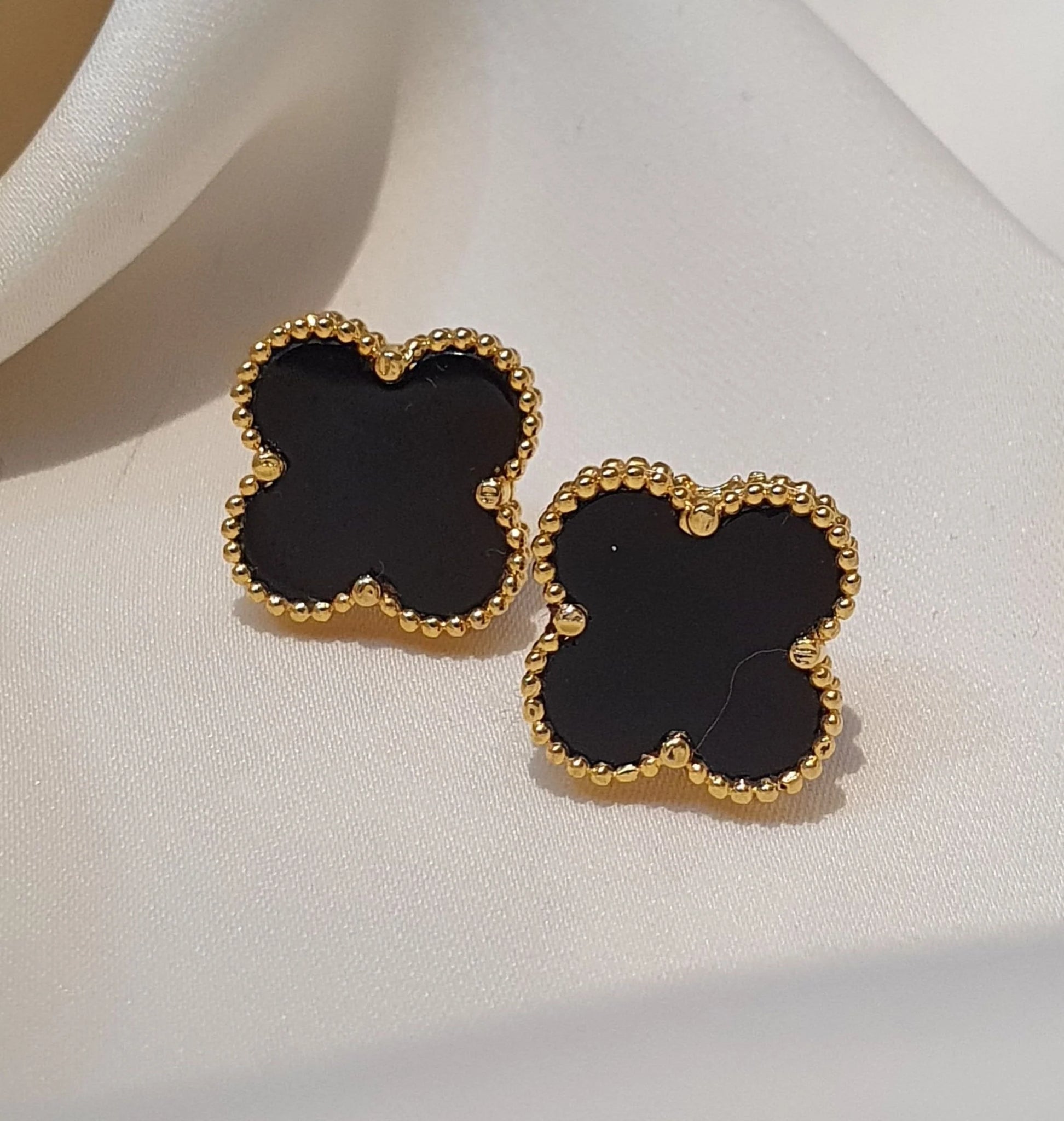 Original 925 sterling silver (chaandi) earrings zircon studded luxury!