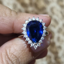 high quality platinum plated zircon ring adjustable