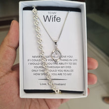 Clavicle deal Best Seller chain pendant and bracelet set with box