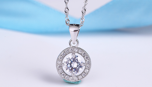 Original 925 sterling silver (chaandi) pendant necklace with chain!