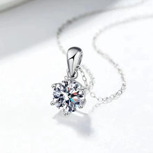 Diamond impression Original 925 sterling silver (chaandi) pendant with chain