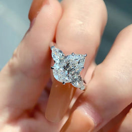Diamond cut Luxury quality ring adjustable