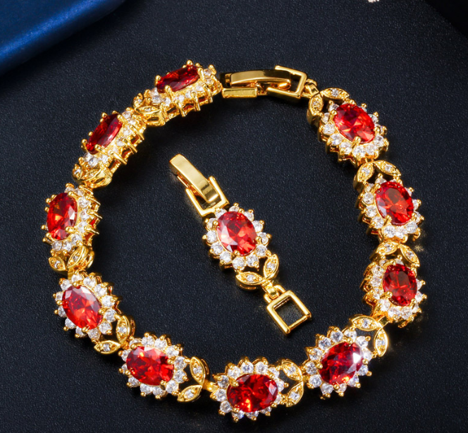 Luxury stones studded long lasting use bracelet