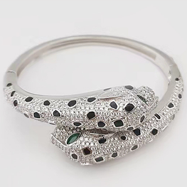 PANTHER STYLE BRAND LOOK HIGHLY FINISHED LUXURY BANGLE ADJUSTABLE