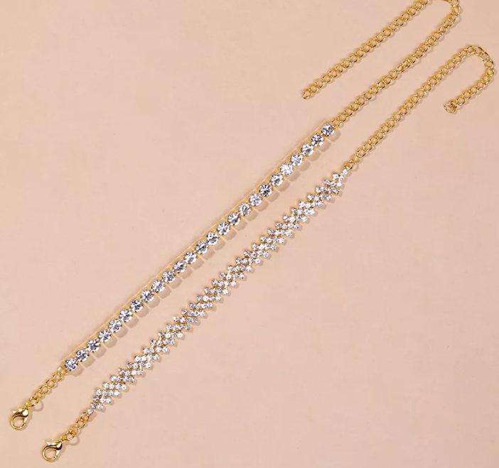 Chic Wear Luxury High Quality Anklet set!