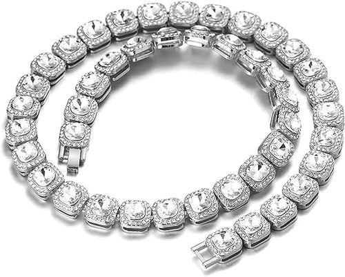 Mens exclusive cuban chain rhodium plated luxury quality