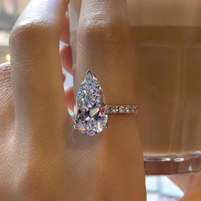 Luxury wear high quality zircon ring