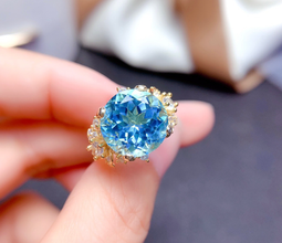 Luxury wear high quality zircon ring adjustable