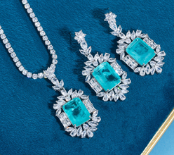 Turquoise luxury set box packed