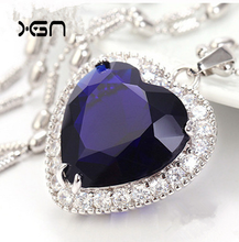 Heart of ocean Titanic luxury original silver 925 chaandi pendant with chain