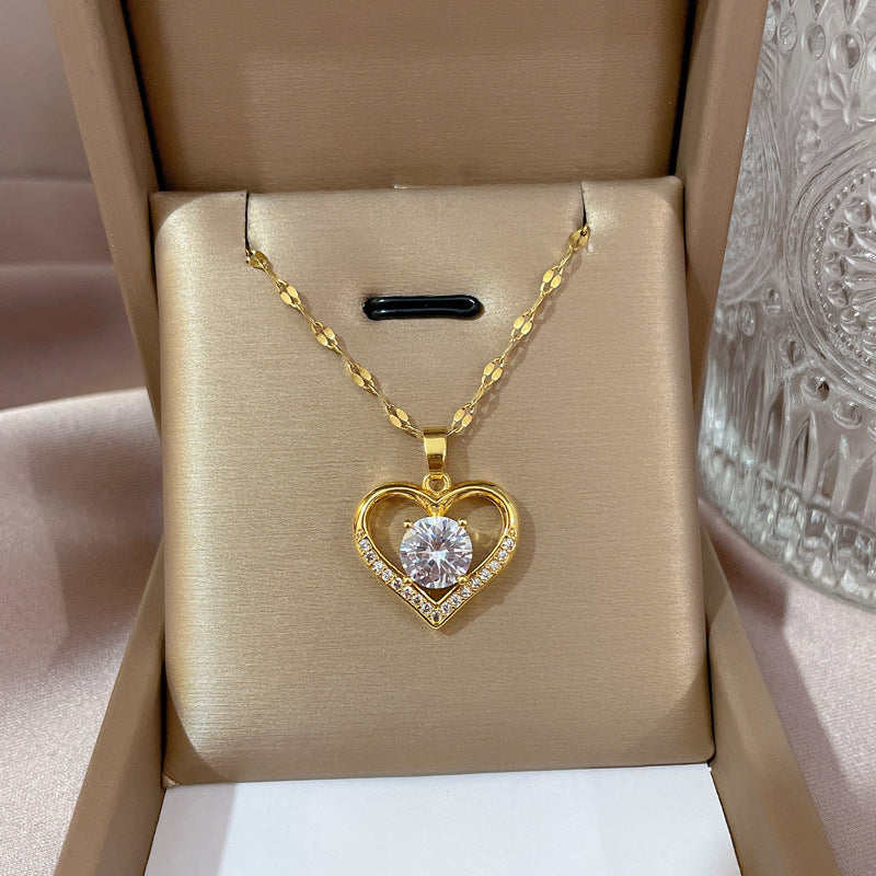 DIAMOND CUT LUXURY QUALITY GIFT PENDANT BOX PACKED
