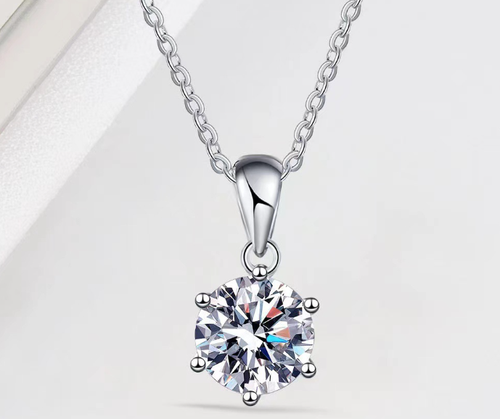 Original 925 sterling silver (chaandi) pendant necklace with chain!