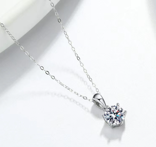 Original 925 sterling silver (chaandi) pendant necklace with chain!