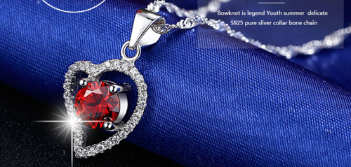 The heart theme Original 925 sterling silver (chaandi) pendant with chain!