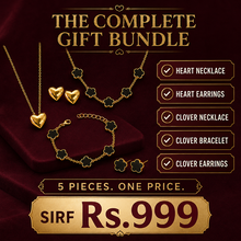 Bundle deal 2 in one offer (heart set and clover set)