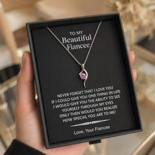 Purple dream pendant with note box