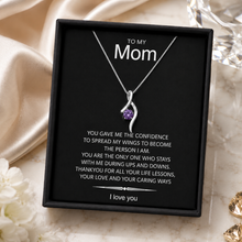 Purple dream pendant with note box