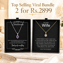 2 gift pendants with box in one price offer!