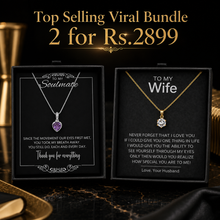 2 gift pendants with box in one price offer!