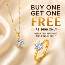 Best selling gold look pendant chain and adjustable ring deal!