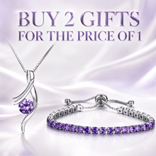 Best seller purple velora pendant and adjustable bracelet deal!
