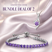 Best seller purple velora pendant and adjustable bracelet deal!