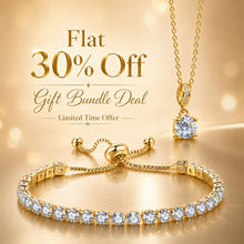 Best seller gold look pendant and adjustable bracelet deal!