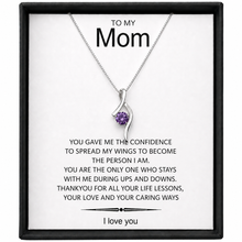 Purple diamond impression luxury pendant