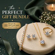 Gold plated diamond impression set