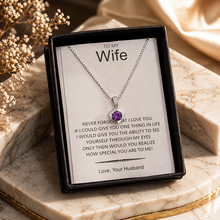 Titanic purple heart dream pendant