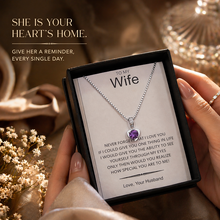 Titanic purple heart dream pendant