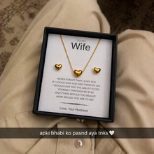 Viral set heart theme gold  look