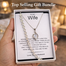 Clavicle deal Best Seller chain pendant and bracelet set with box