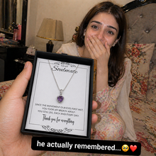 Titanic purple heart dream pendant