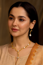 LEAF PATTERN GOLD PLATED SET