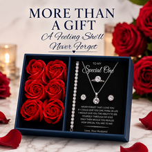 Rose box Diamond look luxury gift set complete