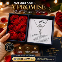 Rose box luxury set pendant chain and ring