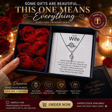 Rose box luxury set pendant chain and ring