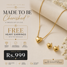 Viral set heart theme gold  look