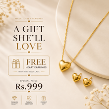 Viral set heart theme gold  look
