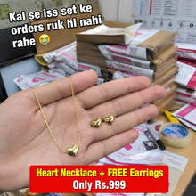 Viral set heart theme gold  look
