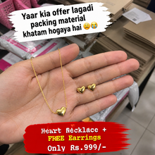 Viral set heart theme gold  look