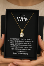 18k gold plated luxury pendant box packed