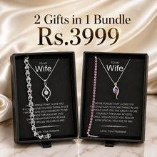 Bundle deal 2 in one offer! (2 bracelets 2 pendants with chain) box packed